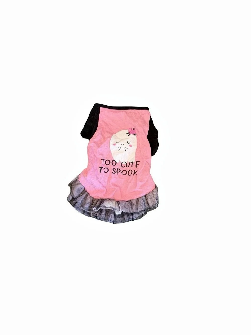 Pink & Black Dog Halloween Dresses